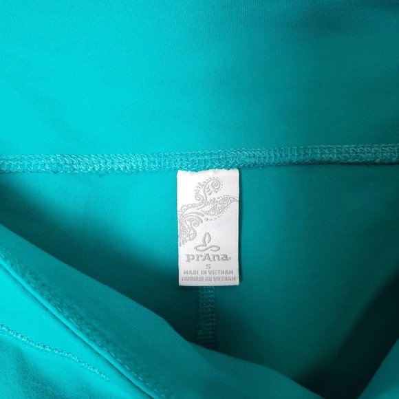 Prana Prism Capri Leggings Green Small - Picture 6 of 8